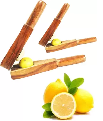 Wooden Lemon Squeezer, lemon masher, HAND JUICER, Nimbu Masher Wood Masher  (Pack of 2)