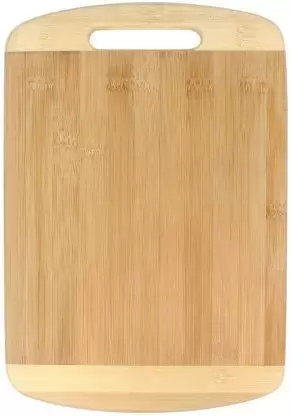 Wooden Kitchen Chopping Wooden Cutting Board for fruits, vegetables & meat WM-14 (Brown Pack of 1) Bamboo Cutting Board  (Beige Pack of 1 Dishwasher Safe)