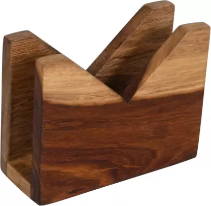 Wood Tissue Paper Holder  (Multicolor)