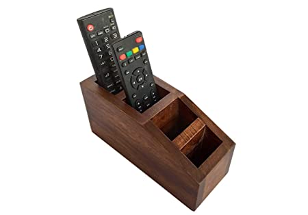 DECORASIA Wooden Remote Stand (Brown)