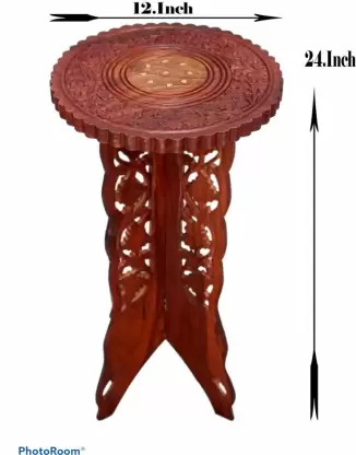 DECORASIA Solid Wood Side Table  (Finish Color - Brown, DIY(Do-It-Yourself))