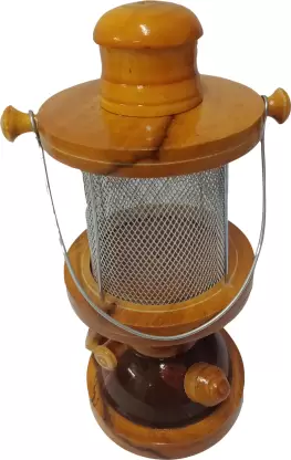 Wooden home decor hand crafted antique Lantern / Beautiful and Traditional showpiece for home decoration & Living room Decorative Showpiece - 11.5 cm  (Wood, Multicolor)