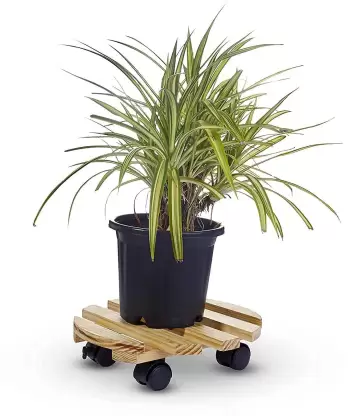 Plant Container Set  (Pack of 4, Wood)