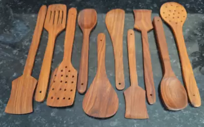 Wooden Spatula  (Pack of 10)